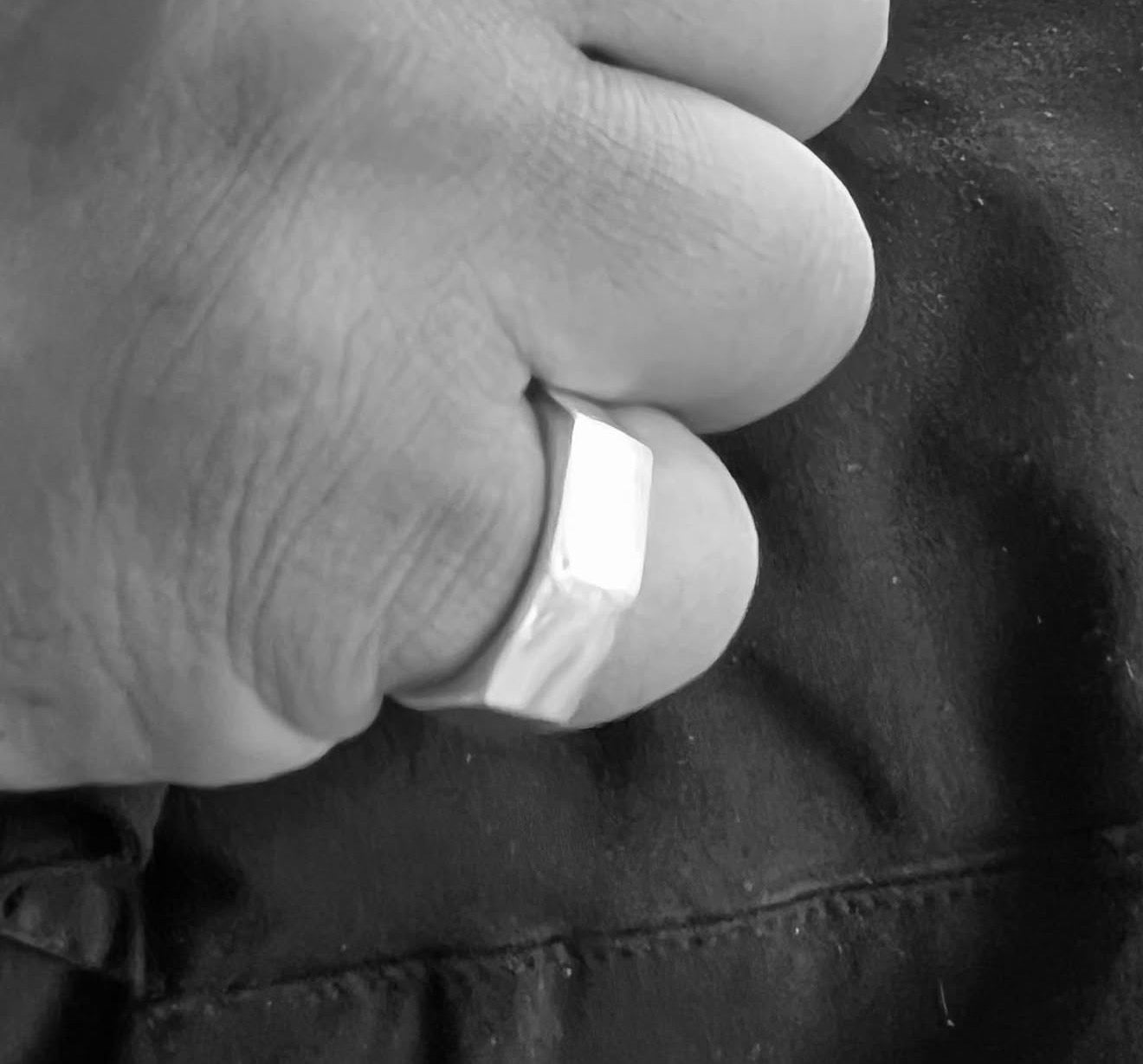 Tri-point Silver Ring