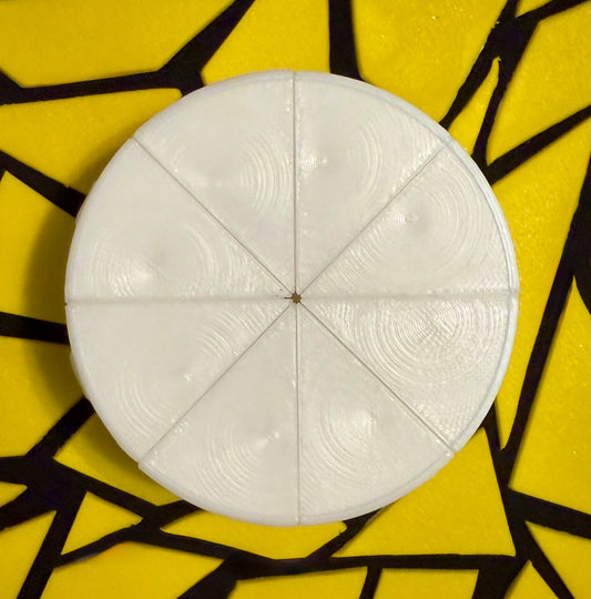 White Swirl Nicotine Storage Container