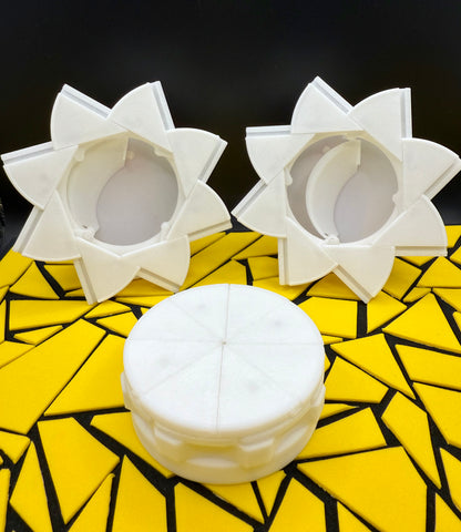 White Swirl Nicotine Storage Container