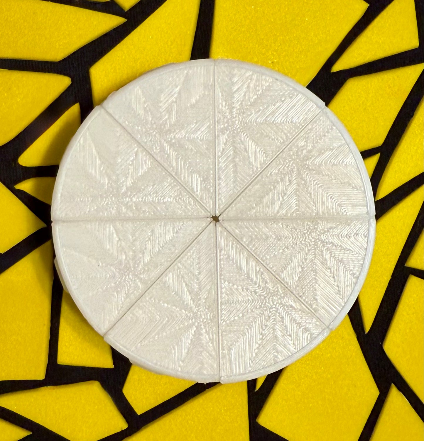 White Snowflake Nicotine Storage Container