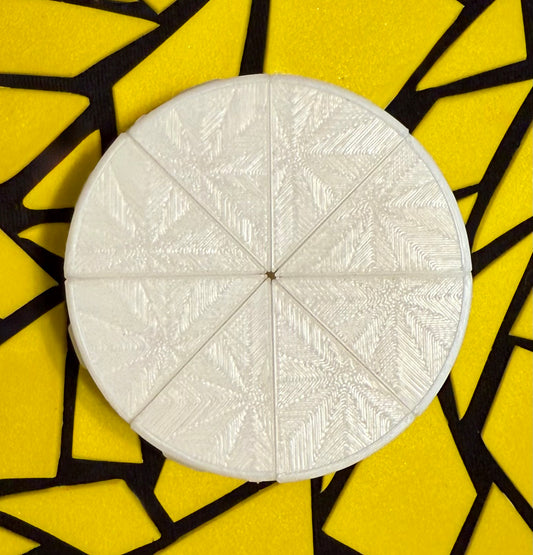 White Snowflake Nicotine Storage Container