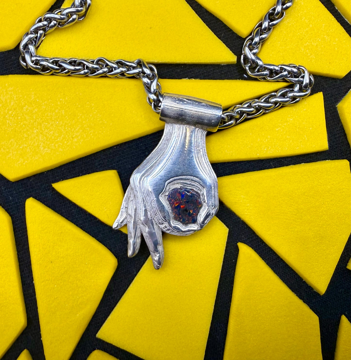 Knock Out Opal Pendant